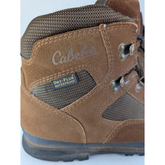 Cabela’s Backcountry Brown Leather High Top Hiking Boots 81-4127 Size: 12D - Picture 7 of 8